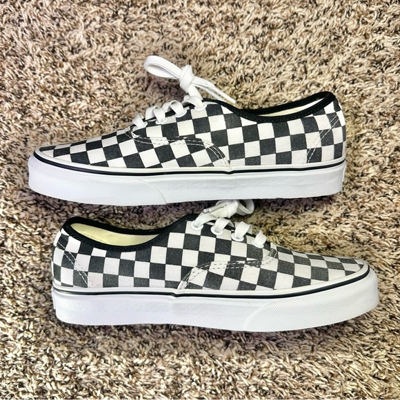 Vans Checkerboard Shoes Womens Size 7.5 Black/White Casual Skate Sneakers - Picture 4 of 10